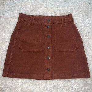 Corduroy skirt